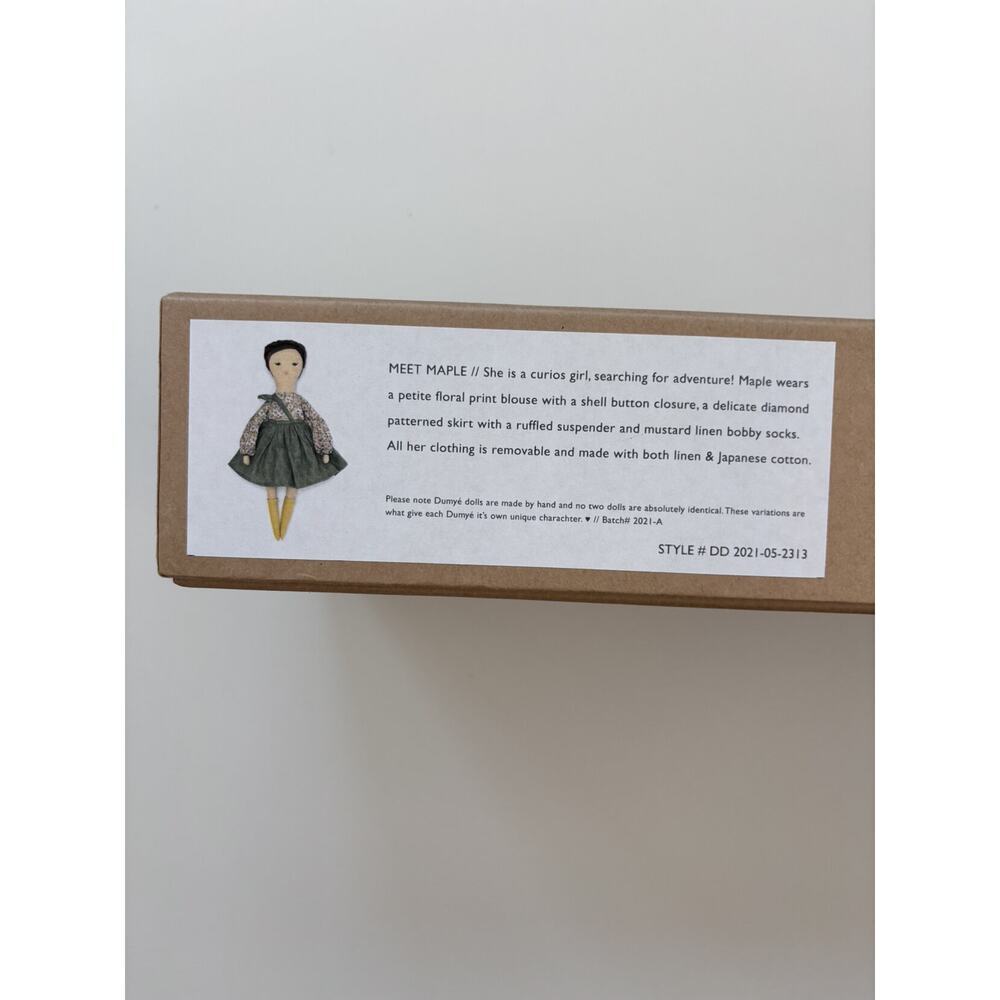 New In Box DUMYÉ Designer Maple Adventure Doll - Picture 7 of 8